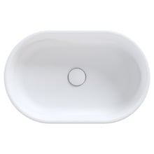 Kanso 500mm Matte White Pill Above Counter Basin